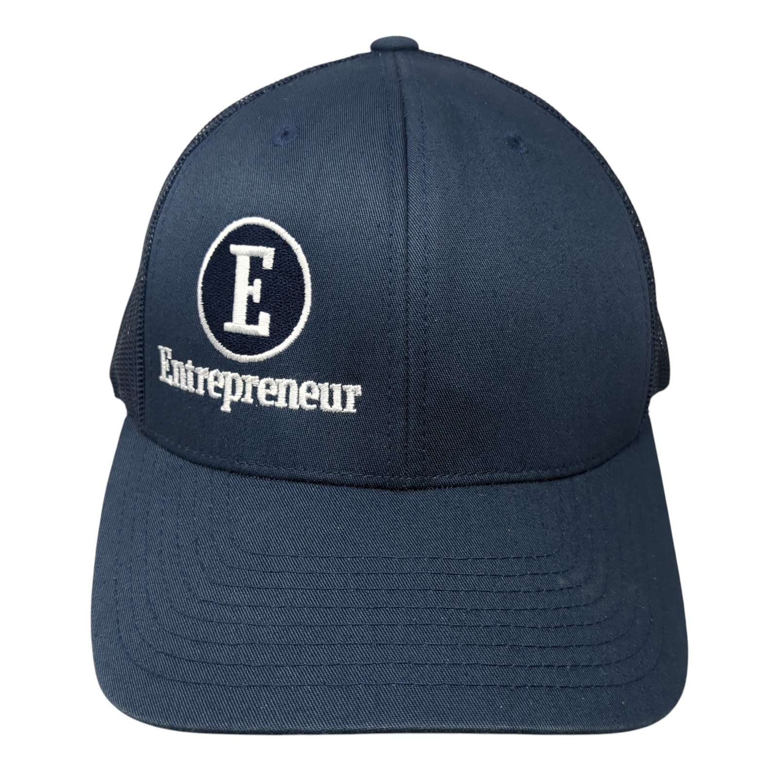 Entrepreneur Snapback Trucker Hat Blue One Size Adjustable The Classics Yupoong